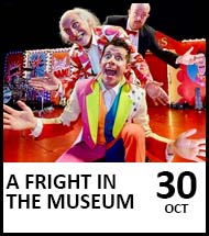 Booking link for A Fright in the Museum on 30 Oct 2022