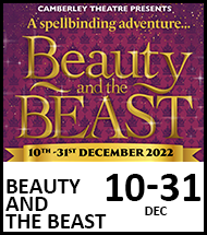 Booking link for Beauty and the Beast Pantomime from 10-31 December