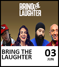 Booking link for Bring the Laughter on 3rd June 2022