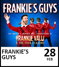 Booking link for Frankie's Guys on 28 February 2025