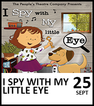 Booking link for I Spy With My Little Eye on 25th September 2022