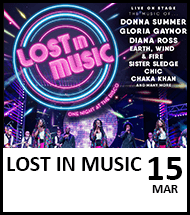 Booking link for Lost In Music on 15 March 2024