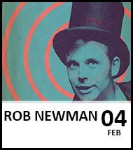 Booking link for Rob Newman on 4th February 2023. 