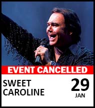 CANCELLED: Sweet Caroline on 29 January 2022