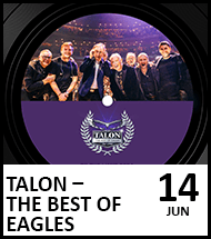 Booking link for Talon – The Best of Eagles on 14 June 2024