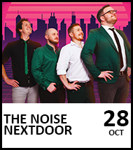 Booking link for The Noise Nextdoor: Hometown Heroes on 28 October 2022