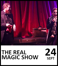 Booking link for The Real Magic Show on 24 September 2022