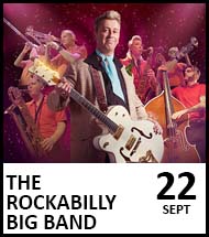 Booking link for The Rockabilly Big Band on September 2022