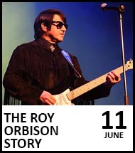 Booking link for The Roy Orbison Story on 11 June 2022