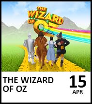 Booking link for The Wizard of Oz on 15 April 2022