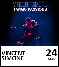 Vincent Simone: Tango Passions at Camberley Theatre 24 March 2023