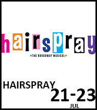 Booking link for Hairspray from 21st to 23rd July 2022