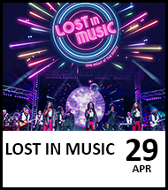 Booking link for Lost in Music on 29 April 2022