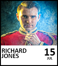Booking link for Richard Jones on 15th July 2022