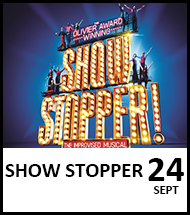 Booking link for Showstopper The Improvised Musical on 24th September 2022